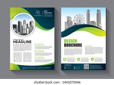 Brochure design, cover modern layout, annual report, poster, flyer in A4 with colorful triangles, geometric shapes for tech, science, market with light background