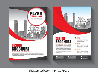 Brochure design, cover modern layout, annual report, poster, flyer in A4 with colorful triangles, geometric shapes for tech, science, market with light background