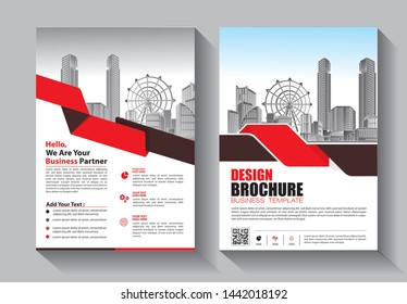 Brochure design, cover modern layout, annual report, poster, flyer in A4 with colorful triangles, geometric shapes for tech, science, market with light background