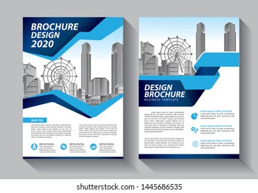 Brochure design, cover modern layout, annual report, poster, flyer in A4 with colorful triangles, geometric shapes for tech, science, market with light background