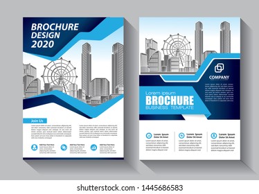 Brochure design, cover modern layout, annual report, poster, flyer in A4 with colorful triangles, geometric shapes for tech, science, market with light background