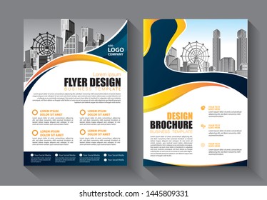 Brochure design, cover modern layout, annual report, poster, flyer in A4 with colorful triangles, geometric shapes for tech, science, market with light background