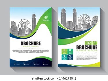 Brochure design, cover modern layout, annual report, poster, flyer in A4 with colorful triangles, geometric shapes for tech, science, market with light background