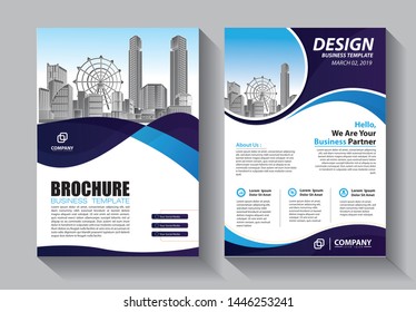 Brochure design, cover modern layout, annual report, poster, flyer in A4 with colorful triangles, geometric shapes for tech, science, market with light background