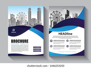Brochure design, cover modern layout, annual report, poster, flyer in A4 with colorful triangles, geometric shapes for tech, science, market with light background