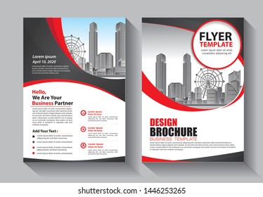 Brochure design, cover modern layout, annual report, poster, flyer in A4 with colorful triangles, geometric shapes for tech, science, market with light background