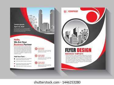 Brochure design, cover modern layout, annual report, poster, flyer in A4 with colorful triangles, geometric shapes for tech, science, market with light background