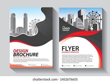 Brochure design, cover modern layout, annual report, poster, flyer in A4 with colorful triangles, geometric shapes for tech, science, market with light background