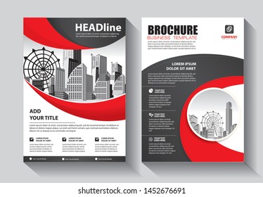 Brochure design, cover modern layout, annual report, poster, flyer in A4 with colorful triangles, geometric shapes for tech, science, market with light background