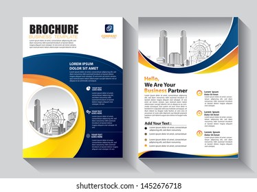 Brochure design, cover modern layout, annual report, poster, flyer in A4 with colorful triangles, geometric shapes for tech, science, market with light background