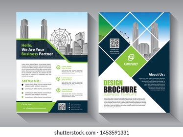 Brochure design, cover modern layout, annual report, poster, flyer in A4 with colorful triangles, geometric shapes for tech, science, market with light background