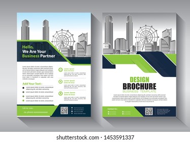 Brochure design, cover modern layout, annual report, poster, flyer in A4 with colorful triangles, geometric shapes for tech, science, market with light background