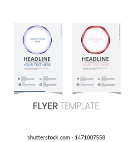 Brochure design, cover modern layout, annual report, poster, flyer in A4 with simple color, geometric shapes for tech, science, market with clear background