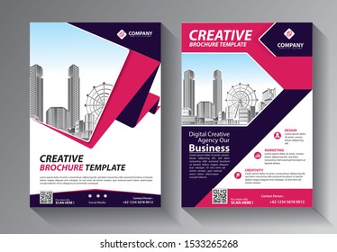 Roll Banner Stand Brochure Flyer Vertical Stock Vector (Royalty Free ...