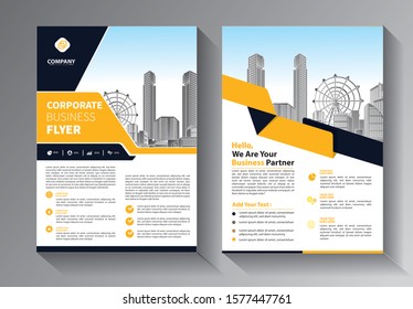 Brochure design, cover modern layout, annual report, poster, flyer in A4 with colorful triangles, geometric shapes for tech, science, market with light background