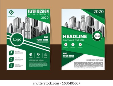 Brochure design, cover modern layout, annual report, poster, flyer in A4 with colorful triangles, geometric shapes for tech, science, market with light background