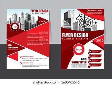 Brochure design, cover modern layout, annual report, poster, flyer in A4 with colorful triangles, geometric shapes for tech, science, market with light background