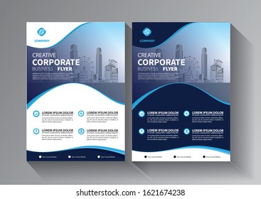 Brochure design, cover modern layout, annual report, poster, flyer in A4 with colorful triangles, geometric shapes for tech, science, market with light background