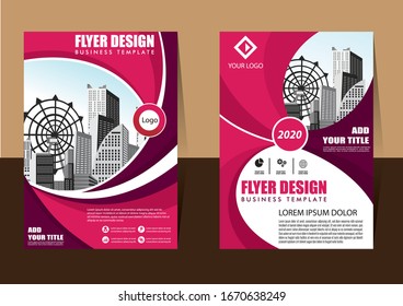Diseño de folleto, diseño moderno de portada, informe anual, afiche, volante en A4 con triángulos coloridos, formas geométricas para tecnología, ciencia, mercado con fondo claro