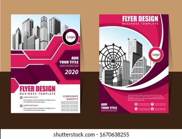 Brochure design, cover modern layout, annual report, poster, flyer in A4 with colorful triangles, geometric shapes for tech, science, market with light background