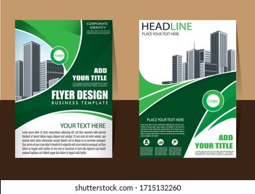 Brochure design, cover modern layout, annual report, poster, flyer in A4 with colorful triangles, geometric shapes for tech, science, market with light background