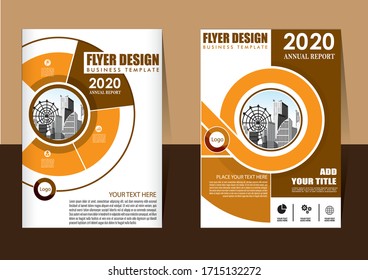 Brochure design, cover modern layout, annual report, poster, flyer in A4 with colorful triangles, geometric shapes for tech, science, market with light background