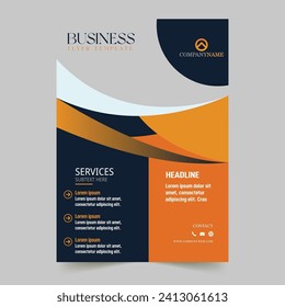 Brochure design, cover modern layout, annual report, poster, flyer