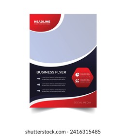 Brochure design cover modern layout annual report poster flyer in A4 with colorful triangles