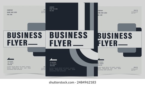 Brochure design, cover modern layout, annual report, poster design, flyer in A4