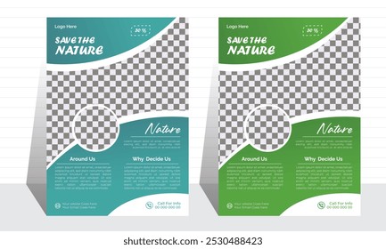 Brochure design, cover modern layout, annual report, poster,