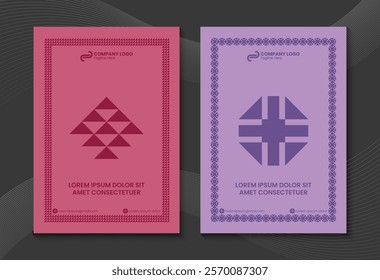 Brochure design, cover modern layout, annual report, poster, flyer in A4 with colorful, business cards with geometric designs. Perfect for showcasing contact info for modern business branding needs.