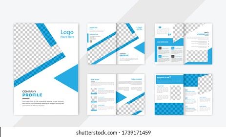 Brochure design with cover page for company profile, annual report,
brochures, flyers, presentations, leaflet, magazine, book .and a4 size scale for editable.