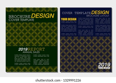 Brochure design cover template vector illustration