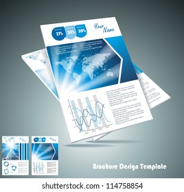 brochure design element, vector illustartion