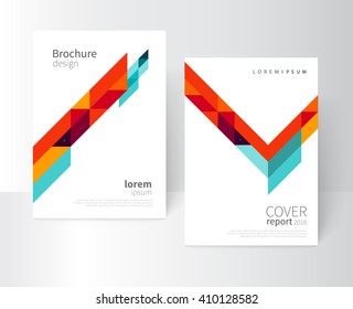 Brochure Design Flyer Booklet Annual Report Stock Vector (Royalty Free ...