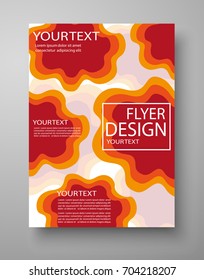 Brochure design. Flyer Design for business, education, presentation, website, magazine cover. Vector illustration eps10. Poster template.