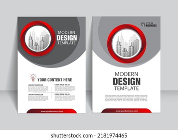 Brochure design, flyer, Leaflet, Cover design template, Annual report, Financial , business for background. abstract flat background, A4 size. vector  illustration.