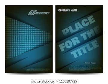 Brochure design. Flyer template. Editable A4 poster for business, education, presentation, website, magazine cover.