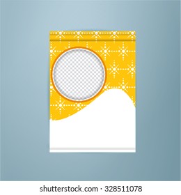 Brochure design. Flyer template. Editable poster for business, education, presentation, website, magazine cover.