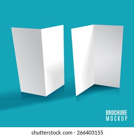 Brochure design isolated 