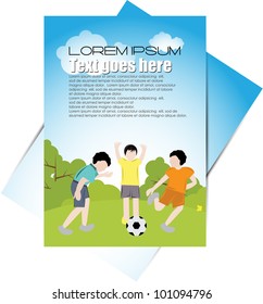 brochure design for kids and teens