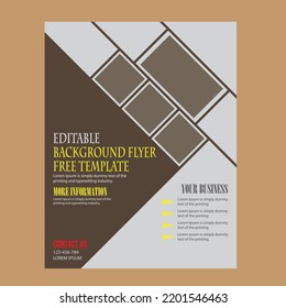 brochure design layout space for photo background.