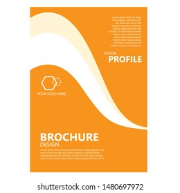 Brochure Design, poster flyer pamphlet brochure cover design layout space for photo background, vector illustration template in A4 size - Vector