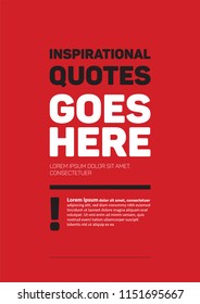 Brochure design in red color