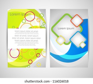 brochure design set