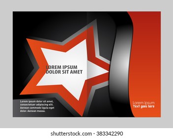 Brochure design template
