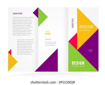 Brochure design template