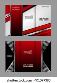brochure design template abstract 
