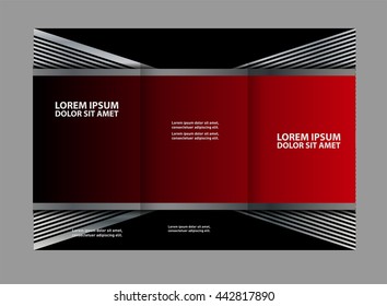 brochure design template abstract 
