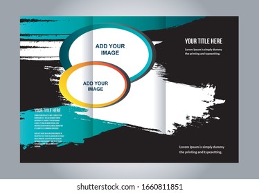  Broschüren-Design-Vorlage. Abstrakter Hintergrund. für Unternehmen, Bildung, Werbung. Zweifach-Buchführung, druckbare Vektorillustration
